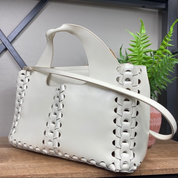 SOLD The Row Two For One 12 Braided Leather Tote - Picture 3 of 16